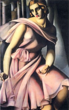  Tamara Pintura al %C3%B3leo - Retrato de la romana de la salle 1928 contemporánea Tamara de Lempicka